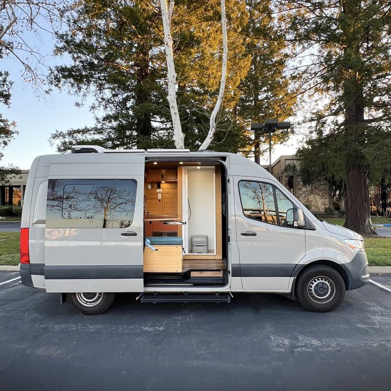 Picture 1/17 of a Lightly Used 2024 Mercedes Sprinter with Indoor Shower & AC for sale in Rancho Cordova, California