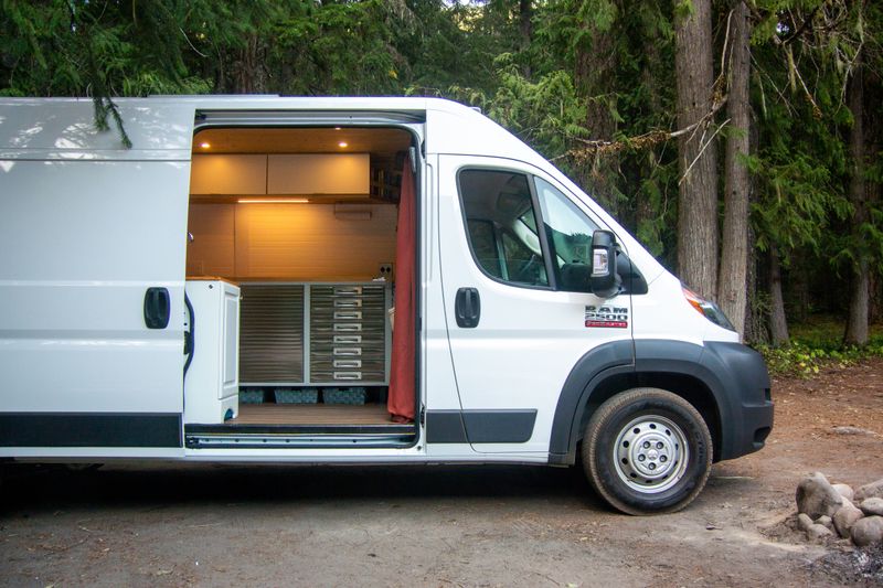 Picture 1/43 of a 2018 Ram Promaster 2500. LOW MILES 17k! TONS of storage for sale in Seattle, Washington