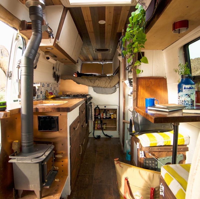 Picture 1/4 of a Off-Grid CamperVan! Wood stove, Solar (OBO) for sale in Denver, Colorado