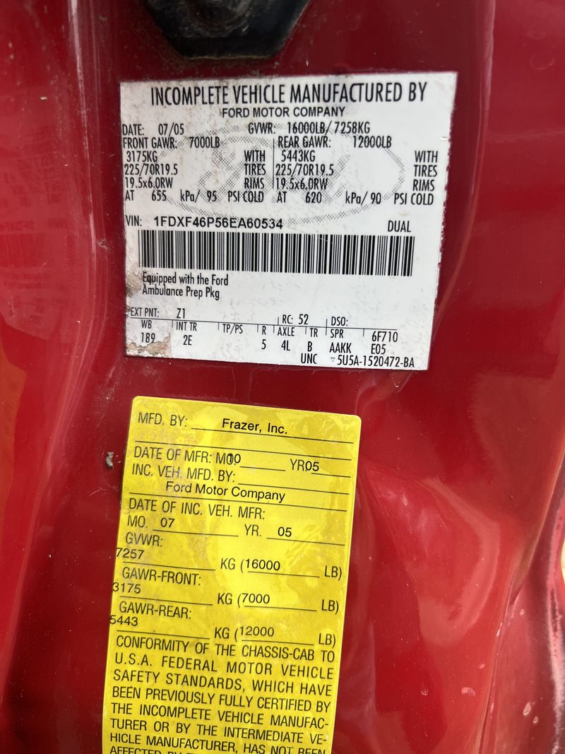 Picture 4/16 of a 2006 f450 6.0L Diesel Box Truck for sale in Navarre, Florida