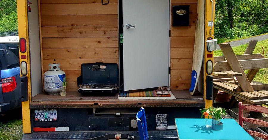 Truck Camper With Wood Stove Tiny Wood Burning Stove Small House