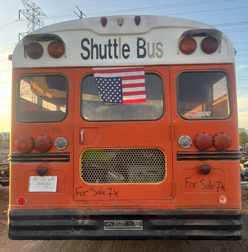 Picture 4/17 of a 1988 bluebird international “orange crush” for sale in Phoenix, Arizona