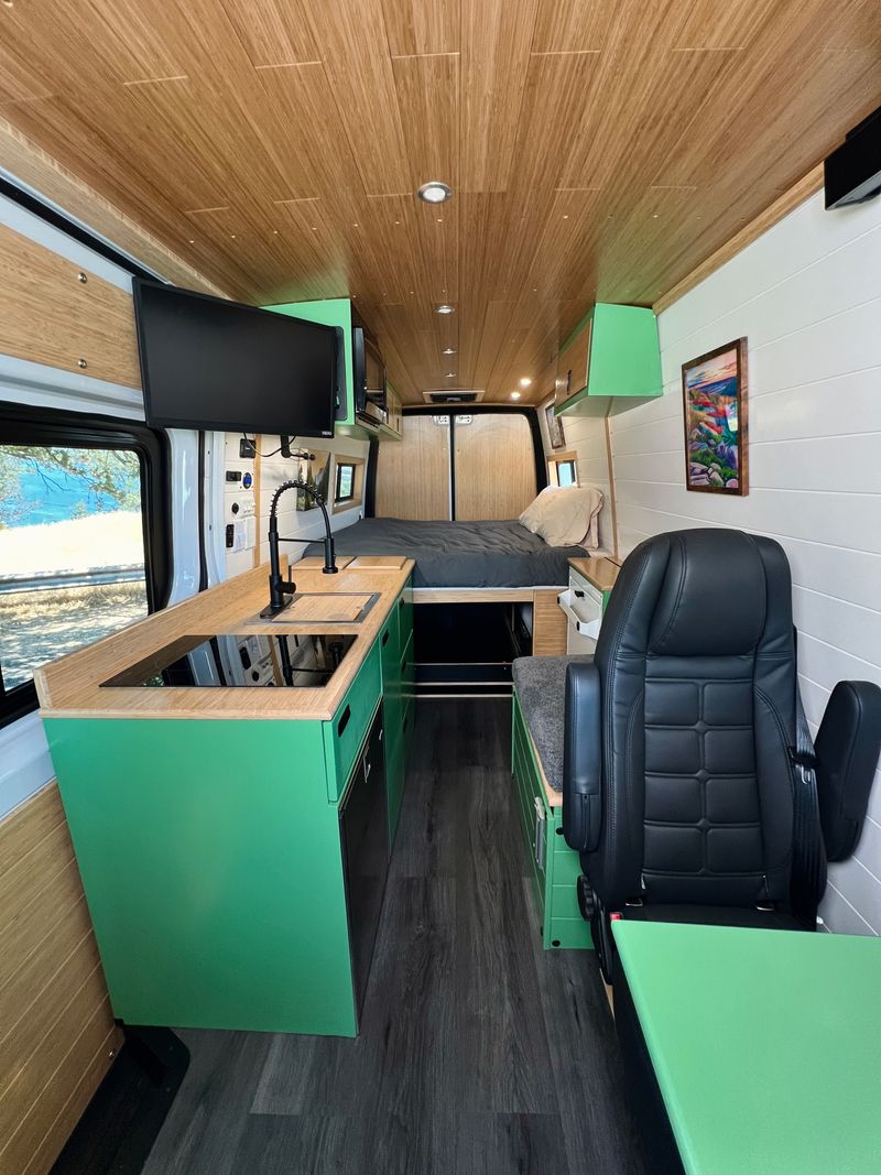 Picture 2/16 of a 2024 Sprinter Conversion - Low Miles - AC + King Bed for sale in Sacramento, California