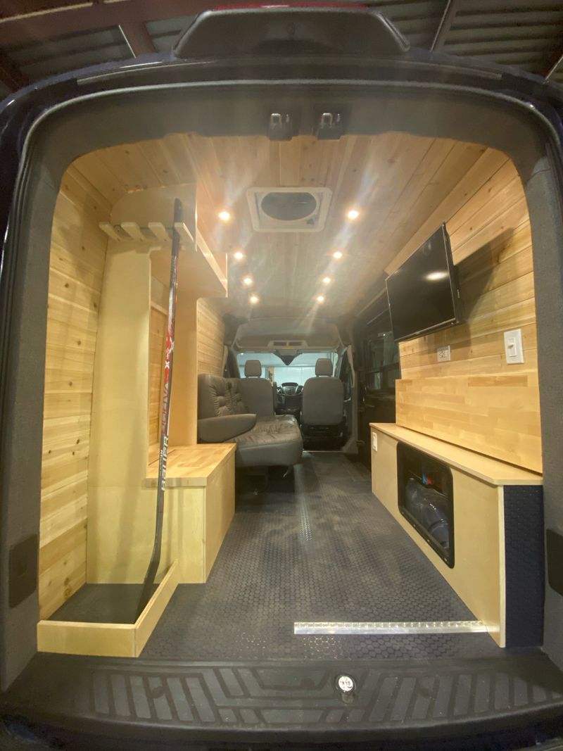 Picture 2/5 of a 2018 Ford Transit 150 Navy blue  for sale in Danbury, Connecticut