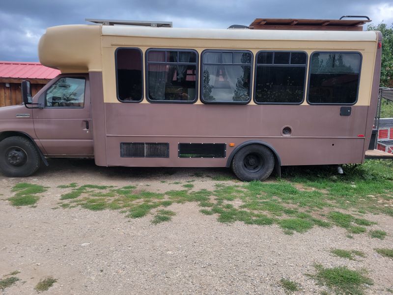 Picture 1/10 of a Fairy tail hippie diesel off grid shuttle bus  for sale in Tetonia, Idaho
