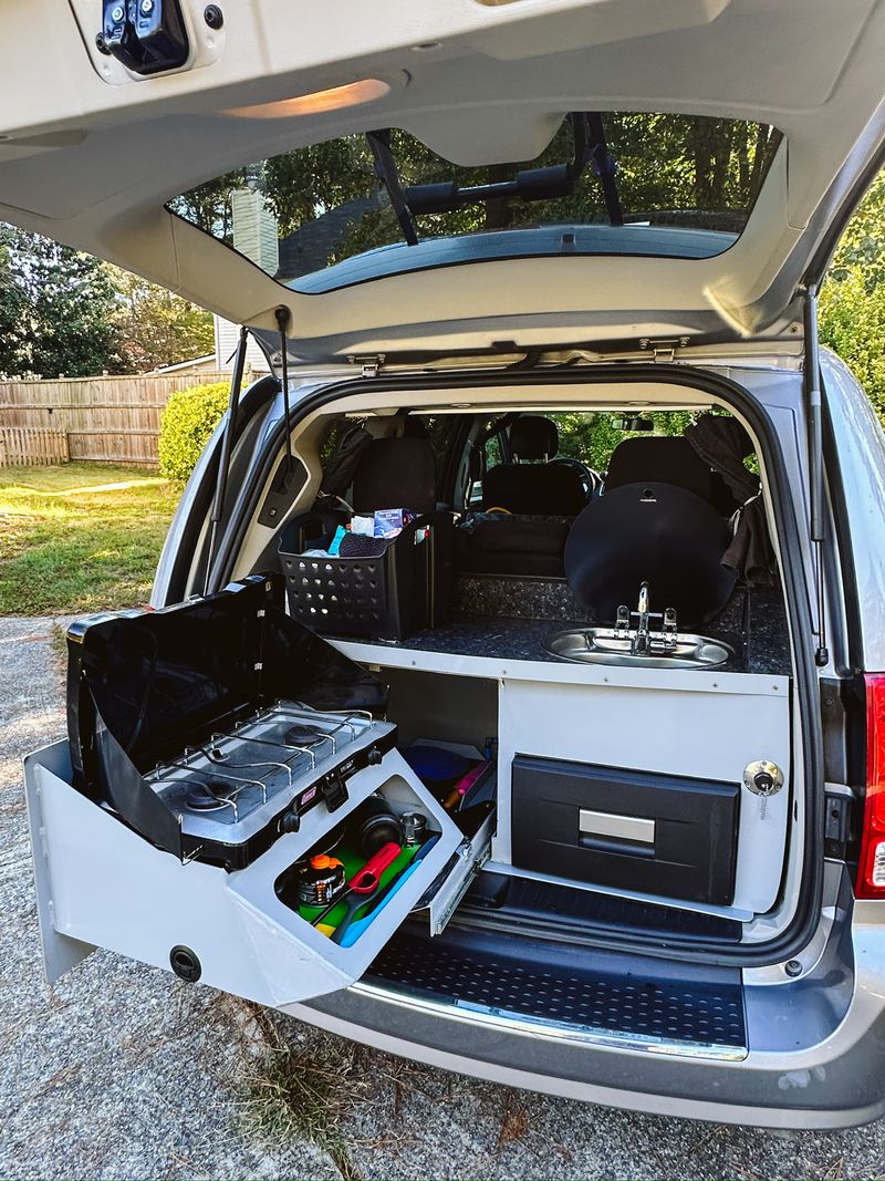 Picture 1/25 of a 2016 Dodge Grand Caravan w/ Custom Build & RoofNest Tent for sale in Marietta, Georgia