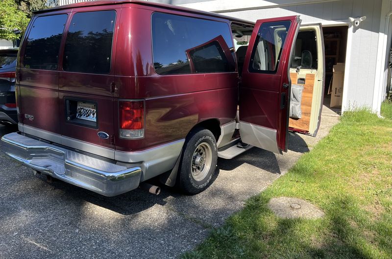 Picture 2/12 of a 2003 Ford e-150 econoline converted camper van for sale in Olympia, Washington