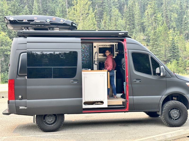 Picture 2/42 of a 2021 Mercedes Sprinter 4x4 144 custom camper van for sale in Pulaski, New York