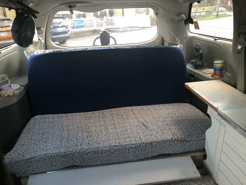 Picture 5/10 of a “The Blue Wonder” 2016 Toyota Sienna Minivan Camper for 1-2 for sale in Brattleboro, Vermont