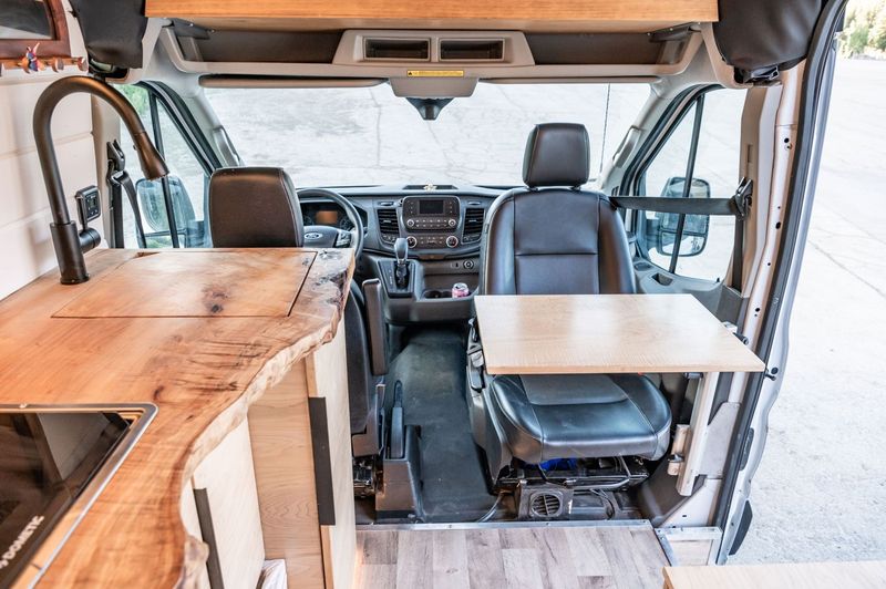 Picture 2/11 of a AWD 2020 Ford Transit 250 High Roof with Beautiful Build-Out for sale in Taos, New Mexico