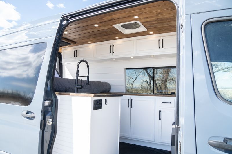 Picture 1/10 of a 2019 Mercedes Sprinter with Diesel Heater and Off-Grid AC for sale in Fort Lupton, Colorado