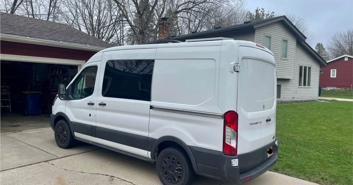 Camper Van For Sale: 2016-FORD TRANSIT CAMPER VAN | SOLAR | 108K MILES