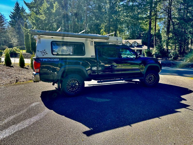 Picture 1/31 of a 2017 Toyota Tacoma TRD With Overlanding Atlas Camper Topper for sale in Olympia, Washington