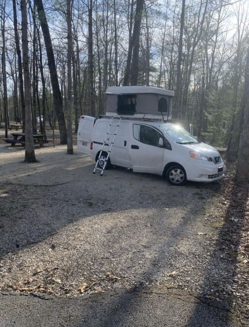 Picture 1/8 of a 2015 Nissan NV200 Converted Plus Rooftop Tent for sale in Winchester, Kentucky
