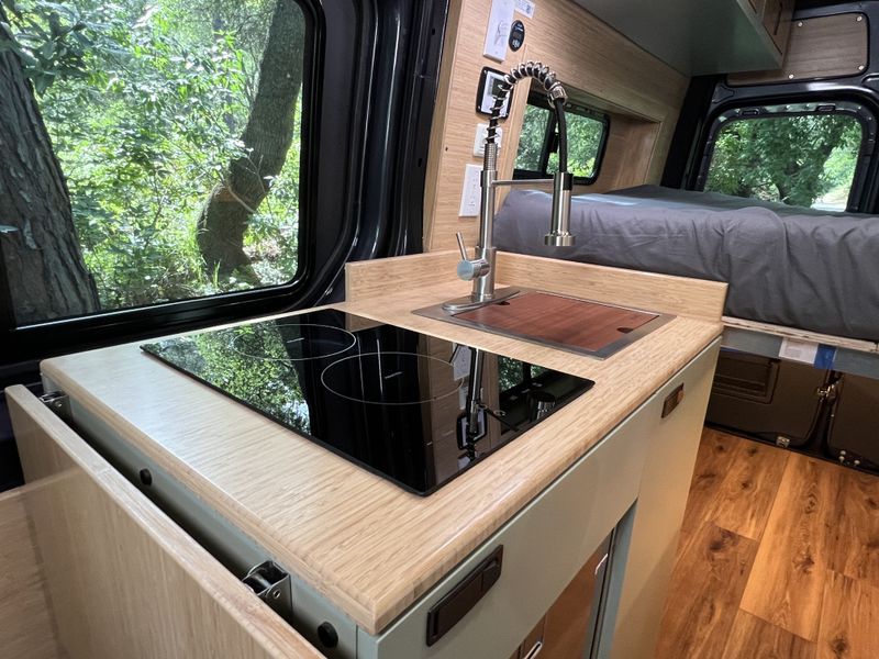 Picture 4/14 of a 2024- 144 Sprinter AWD With Interior Shower, AC, and Heater for sale in Rancho Cordova, California