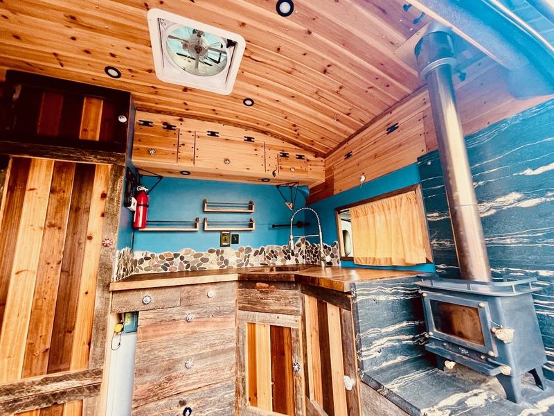 Picture 2/21 of a Hobbit Van w/ Woodstove and Off-Grid Solar for sale in Berkeley, California