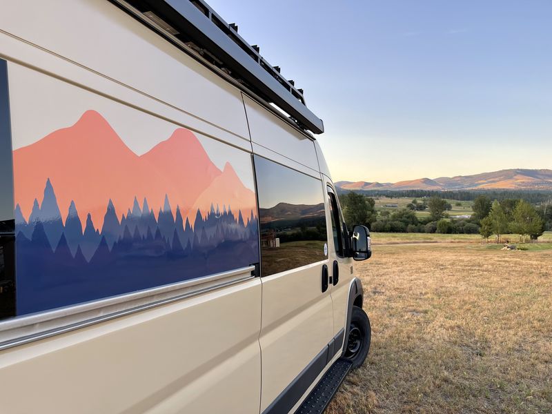 Picture 2/9 of a Full Solor off-grid Promaster 3500 camper van for sale in Missoula, Montana