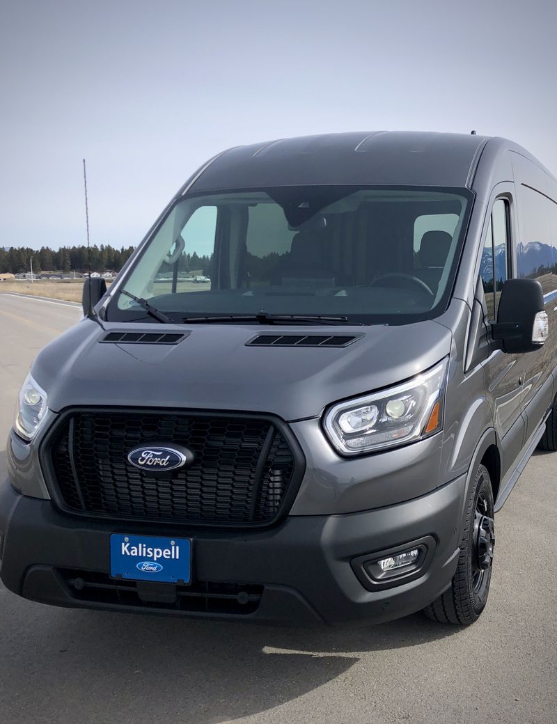 Picture 1/12 of a 2022 AWD Ford Transit 250 Ecoboost Medium Roof  for sale in Whitefish, Montana