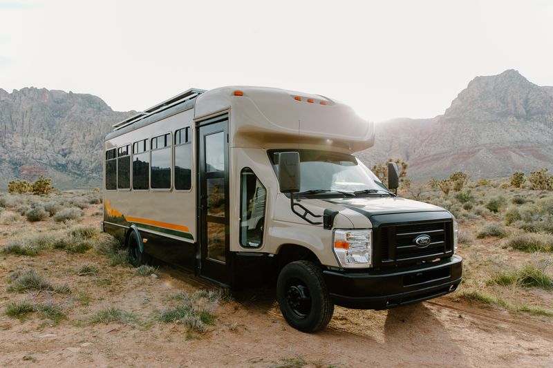Picture 1/28 of a Fully Custom Shuttle Bus + Off the Grid! LOW MILES for sale in Las Vegas, Nevada