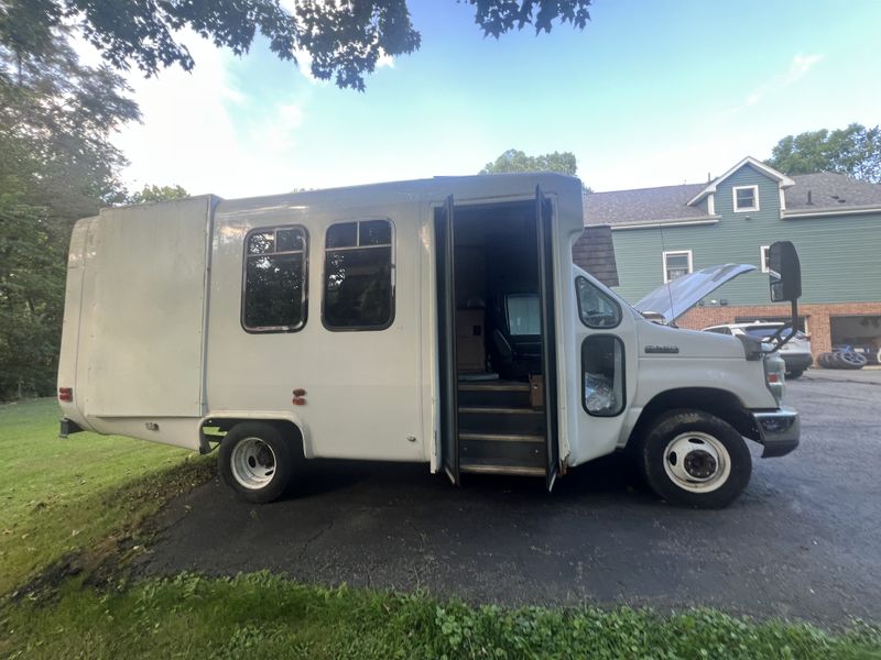 Picture 1/17 of a Ford E350 Shuttle Bus Partial Skoolie Build for sale in Pittsburgh, Pennsylvania