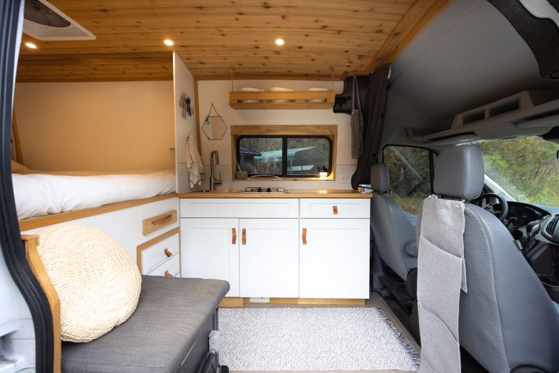 Picture 3/17 of a 2018 High Roof Ford Transit 250 Camper for sale in Leavenworth, Washington