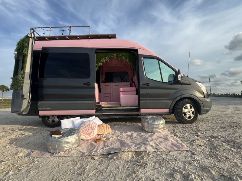 Picture 1/28 of a 2018 Ford Transit 350 XLT Pink Camper Van / Mobile Business for sale in Saint Petersburg, Florida