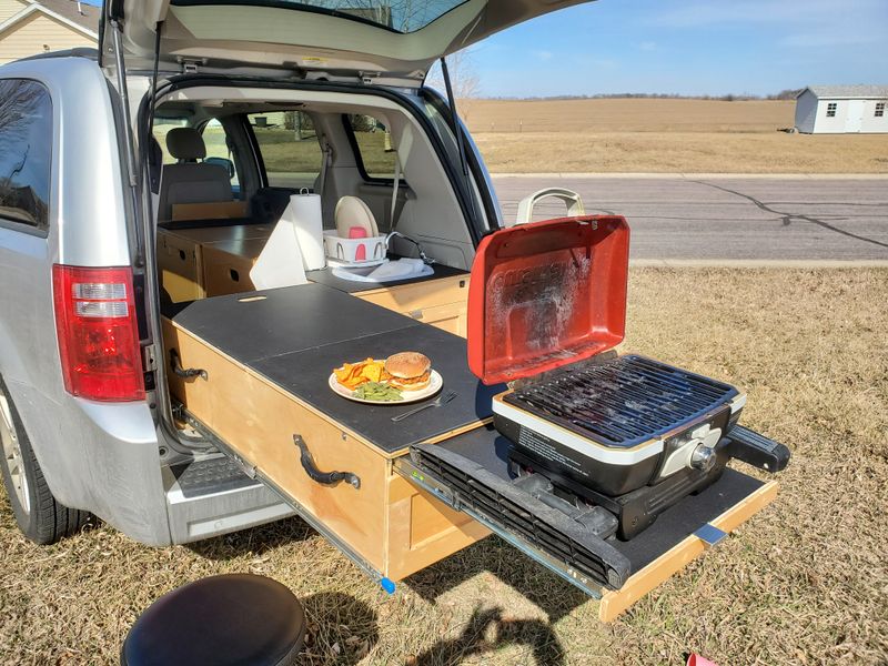 Picture 1/9 of a Minivan Camper Kit for stow 'n go vehicles for sale in Nicollet, Minnesota