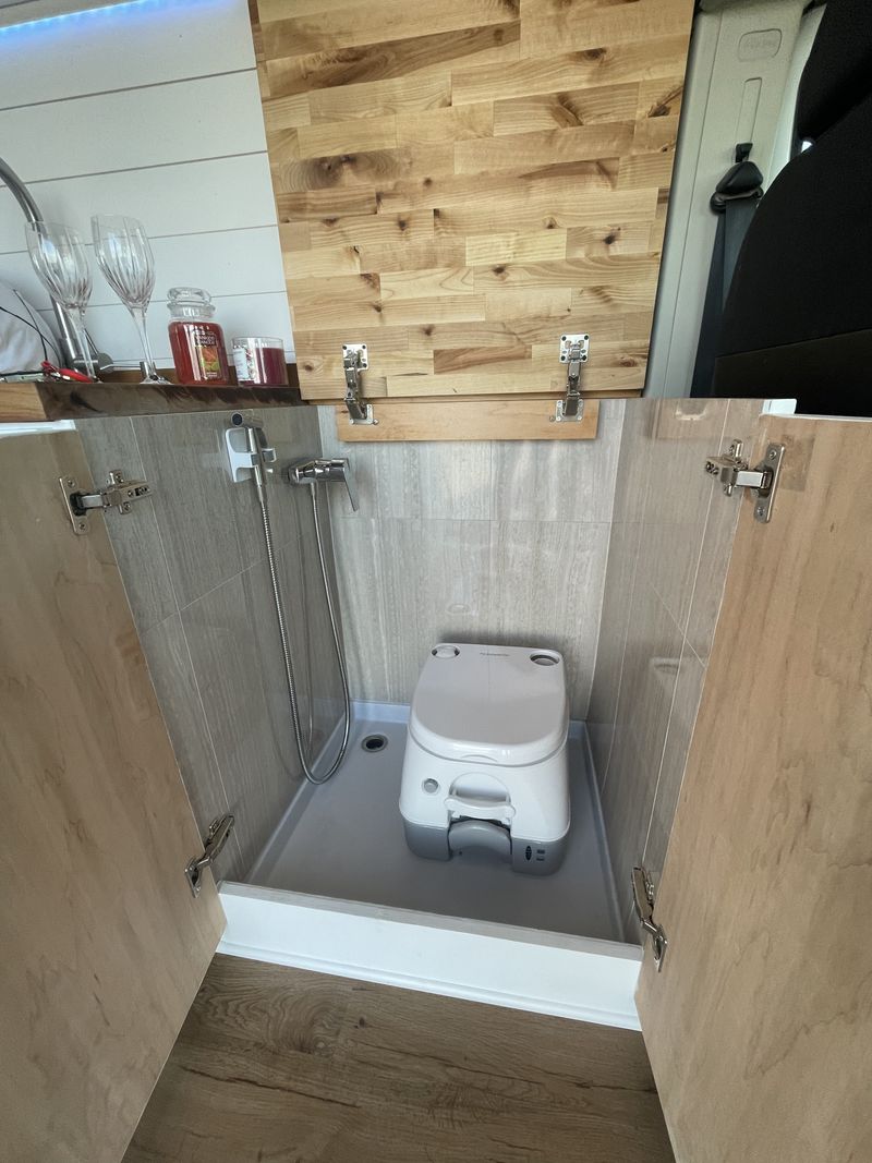 Picture 4/21 of a Ram Promaster Van Conversion with Indoor Shower! for sale in Norwalk, Connecticut
