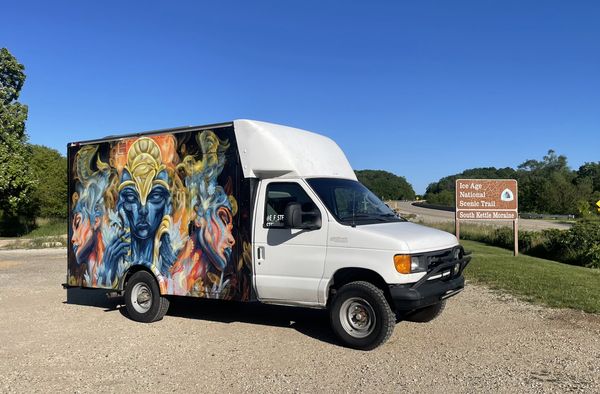 Truck Camper For Sale: Ford E350 Box Truck-Camper Conversion '04