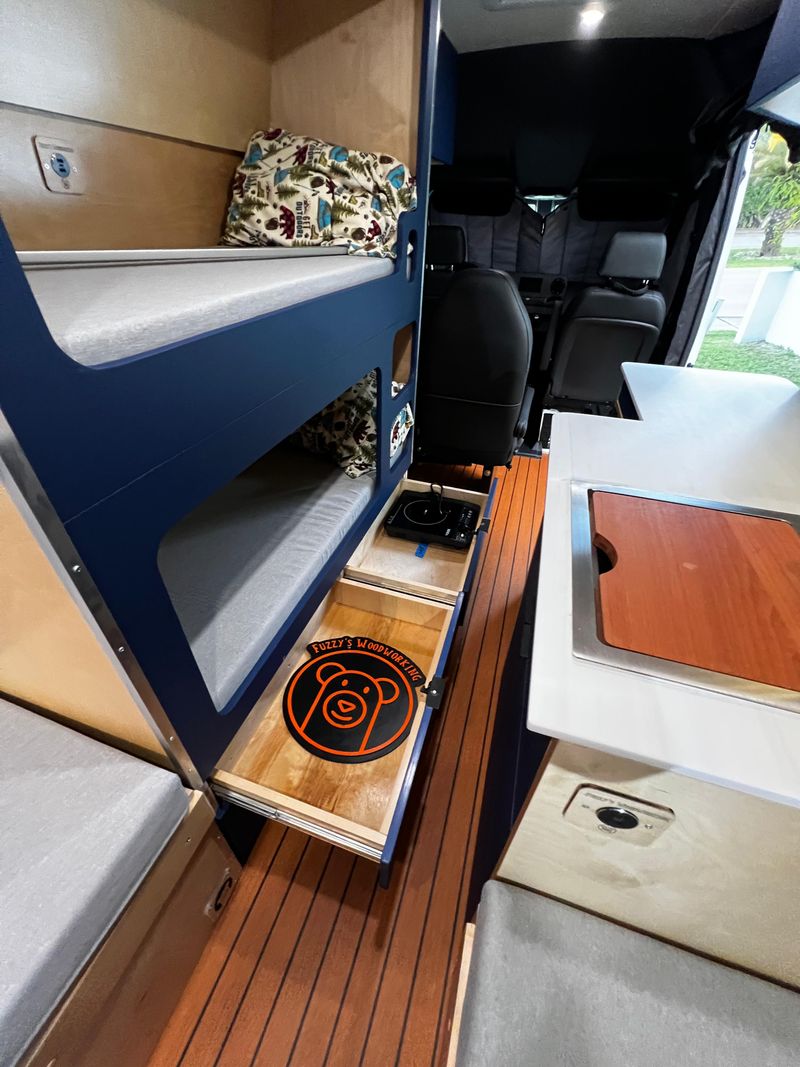 Picture 5/28 of a 2023 AWD Mercedes Sprinter | Family Bunk Layout | for sale in Miami, Florida