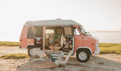 Photo of a Camper Van for sale: 🌻FLValifeCo. 1995 Chevy Hightop Van-Pinky 💕