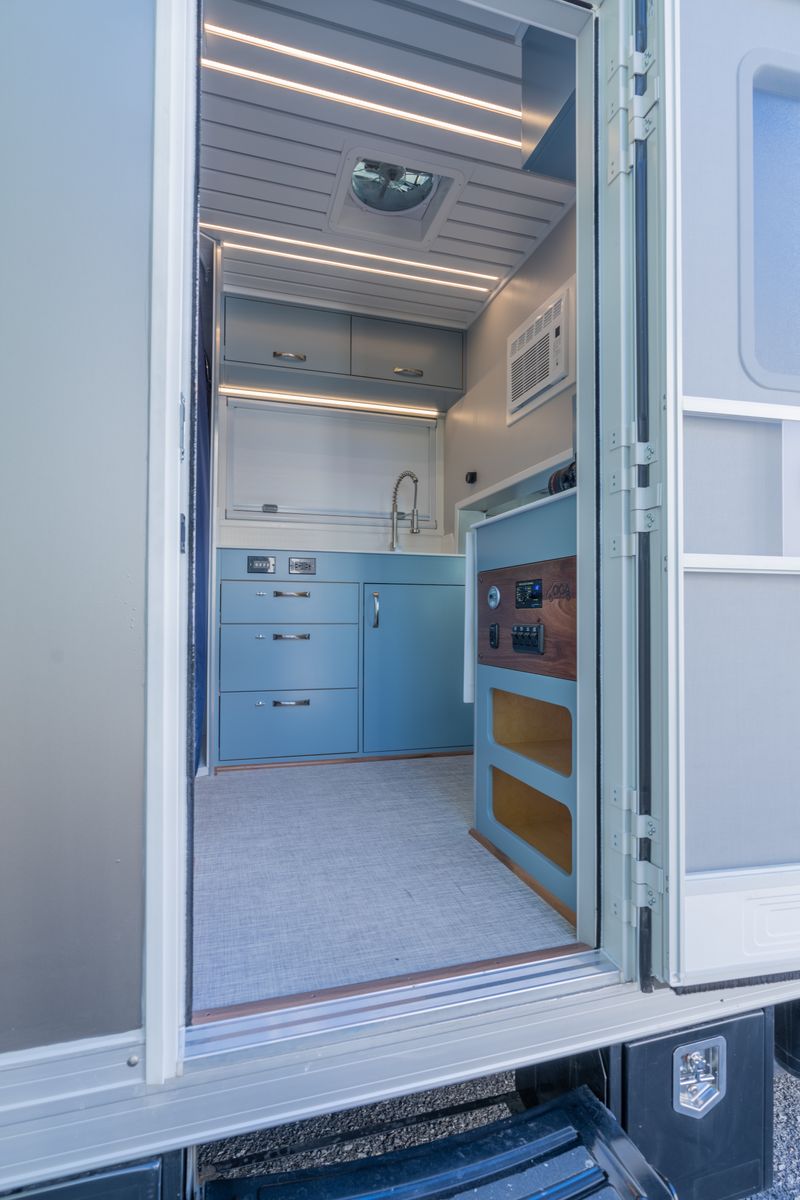 Picture 4/12 of a Adjustable Bed in Cutaway Box Camper – Lots of Amenities for sale in Frederick, Maryland
