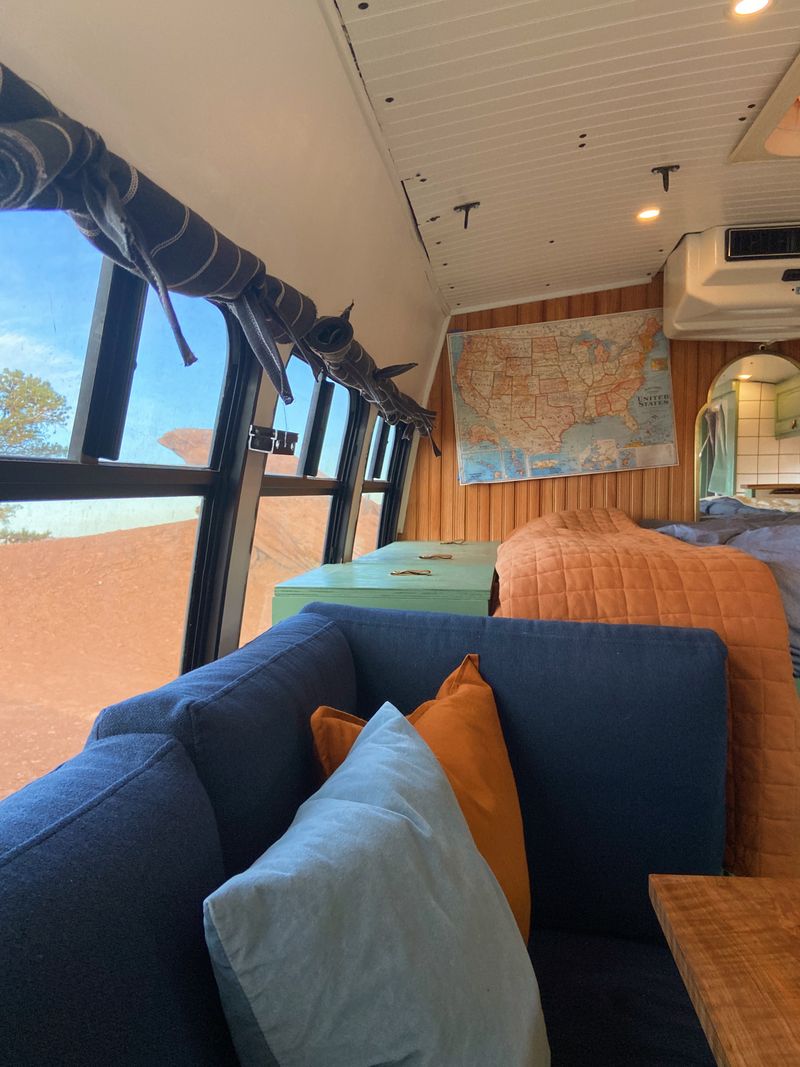 Picture 4/15 of a Charming Converted Off-Grid Shuttle Bus for sale in Flossmoor, Illinois