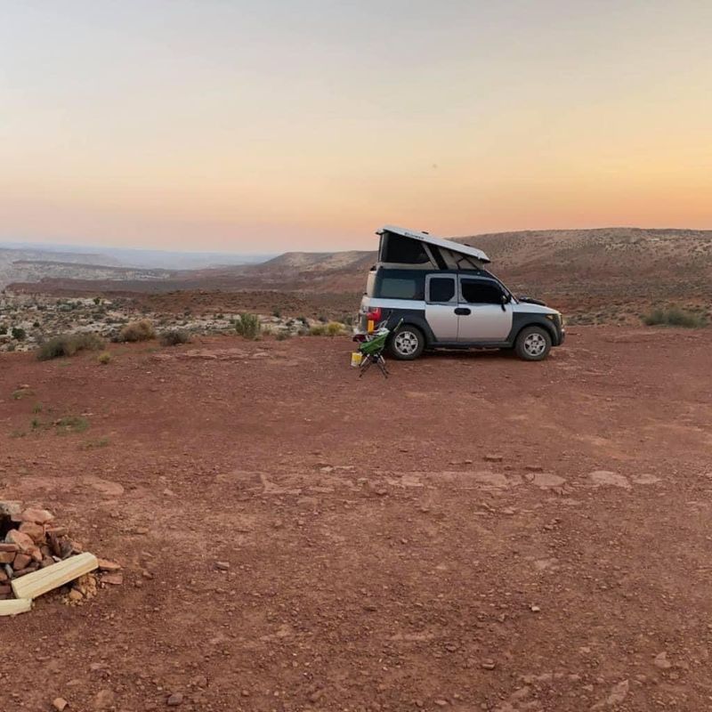 Picture 1/14 of a 2008 Honda Element LX with Ursa Minor E-camper Pop-Top for sale in Springdale, Utah