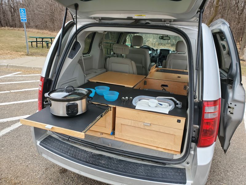 Picture 5/9 of a Minivan Camper Kit for stow 'n go vehicles for sale in Nicollet, Minnesota