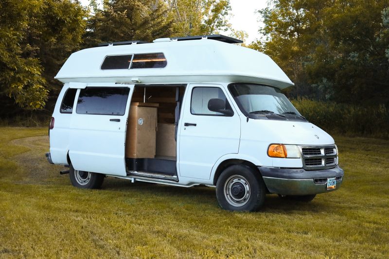 Picture 1/6 of a 2000 Dodge 2500 Custom High Roof Camper Van for sale in Minot, North Dakota