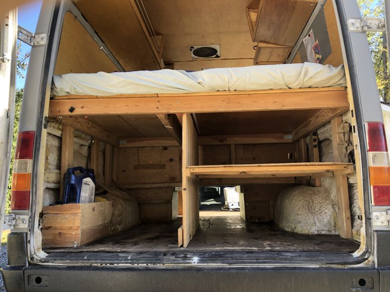 Picture 5/25 of a Camper Van for sale: kitchen, queen bed, table, storage for sale in Salt Lake City, Utah