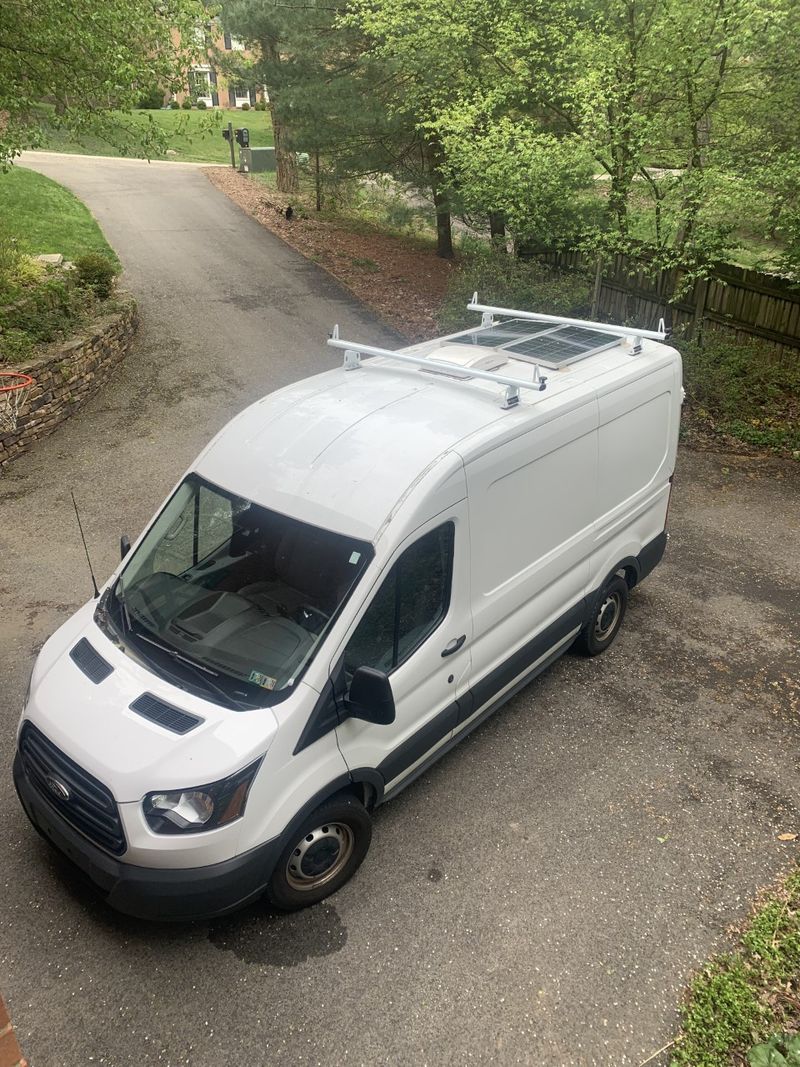 Picture 2/10 of a 2017 Ford Transit Medium Roof Partial Build Van  for sale in Pittsburgh, Pennsylvania
