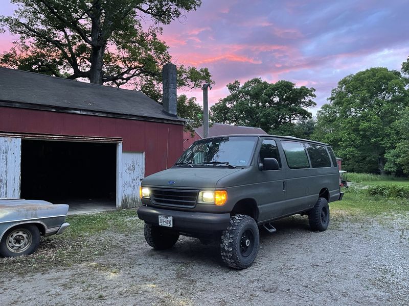 Picture 1/5 of a 1996 Ford E350 4x4 7.3L Powerstroke Diesel for sale in Bloomington, Illinois