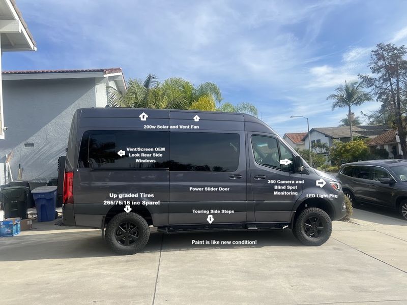 Picture 2/26 of a 2023 AWD Sprinter Crew Weekender for family for sale in San Diego, California