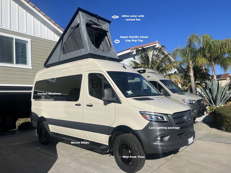 Picture 2/30 of a 2025 AWD Sprinter Pop Top Weekender Campervan for sale in San Diego, California