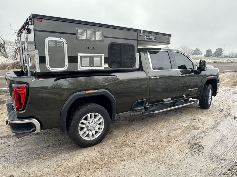 Picture 5/46 of a 2022 GMC Sierra SLT 3500 HD w/2019 Four Wheel Hawk Slide In for sale in Star, Idaho