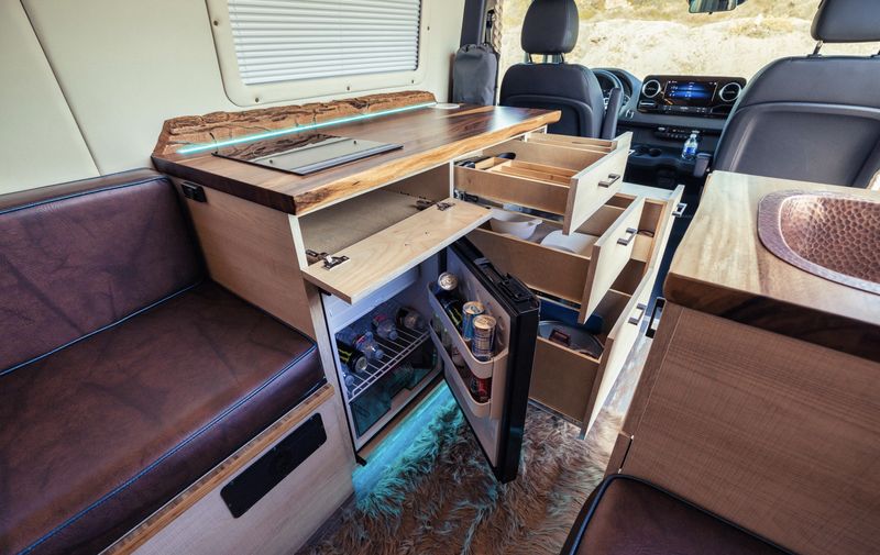 Picture 2/20 of a 4x4 Mercedes Sprinter SV Social - "Vanhalla" for sale in San Diego, California