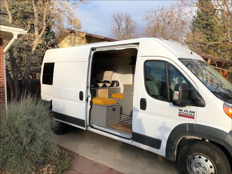 Picture 1/8 of a 4 Season Adventure Van **PRICE DROP** RAM Promaster HighRoof for sale in Boulder, Colorado