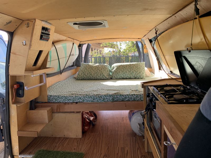 Picture 1/13 of a Ford E-350 EXTENDED CAMPER VAN!! WSOLAR for sale in Grass Valley, California