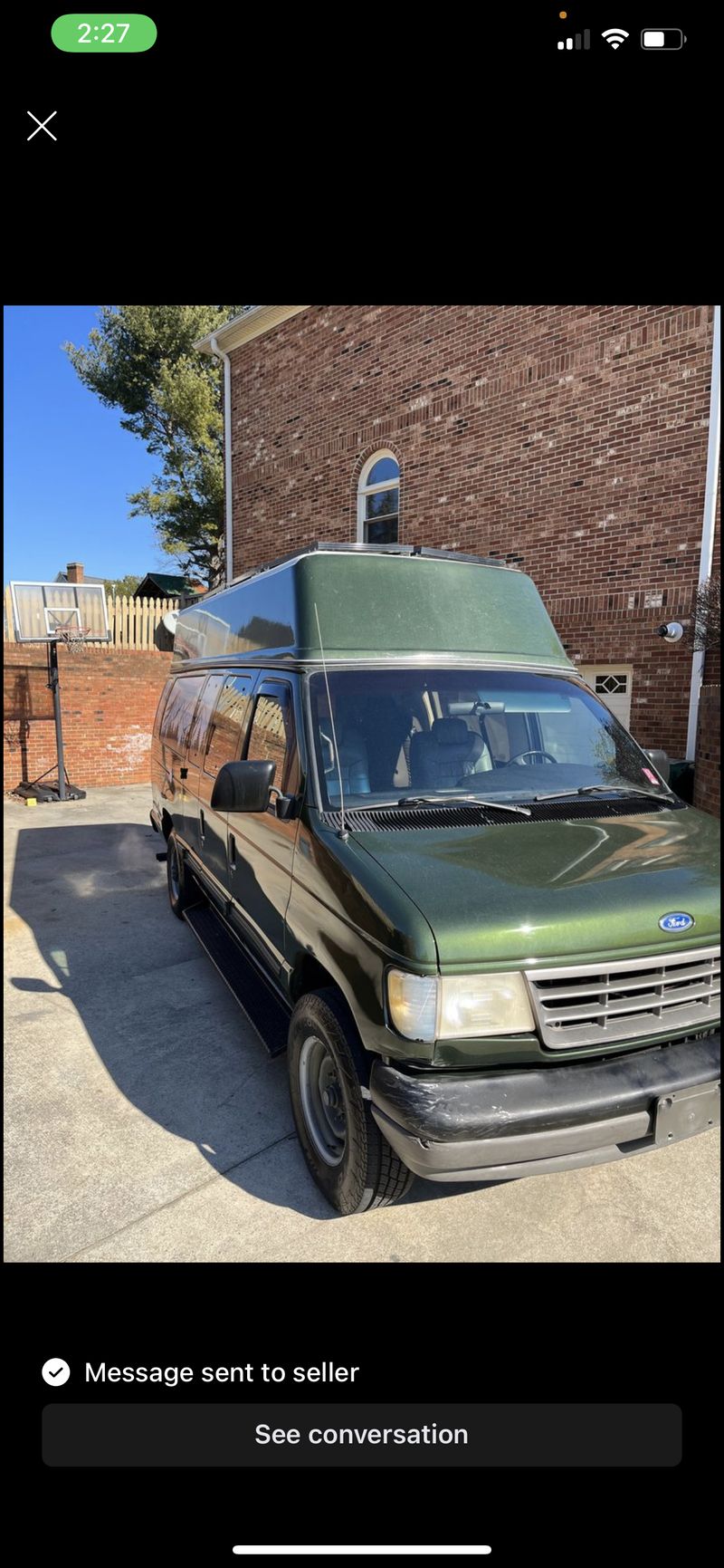 Picture 1/10 of a 1996 Ford Econoline for sale in Winston-Salem, North Carolina