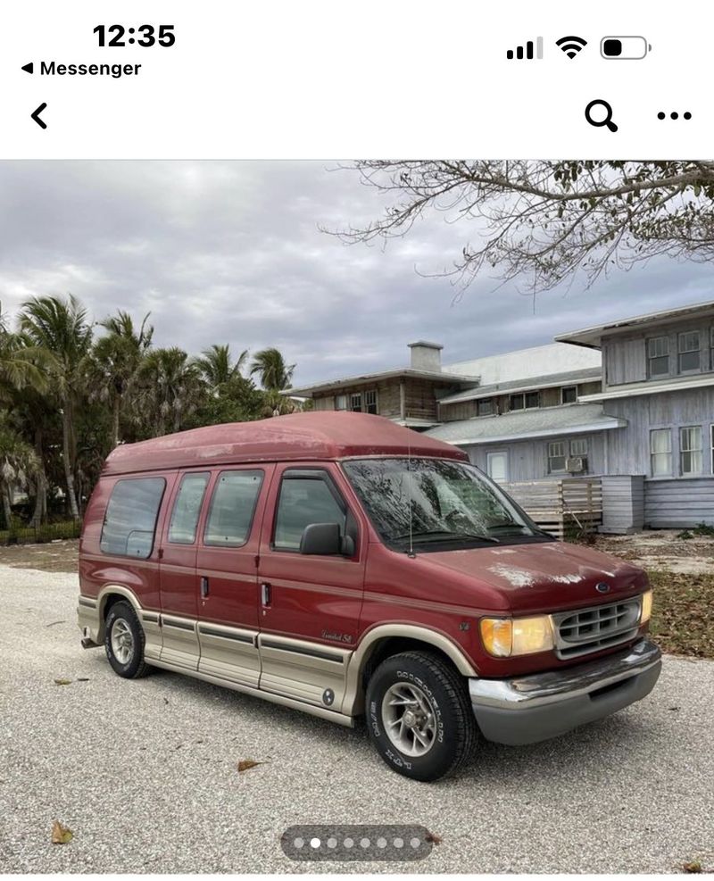 Picture 1/13 of a 1999 Ford E150 Passenger Van with high top  for sale in Sarasota, Florida