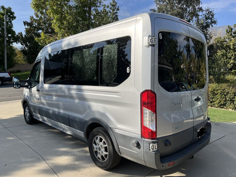 Picture 1/21 of a 2015 Ford Transit 350 LWB Medium Roof ready to camp for sale in Rancho Cucamonga, California