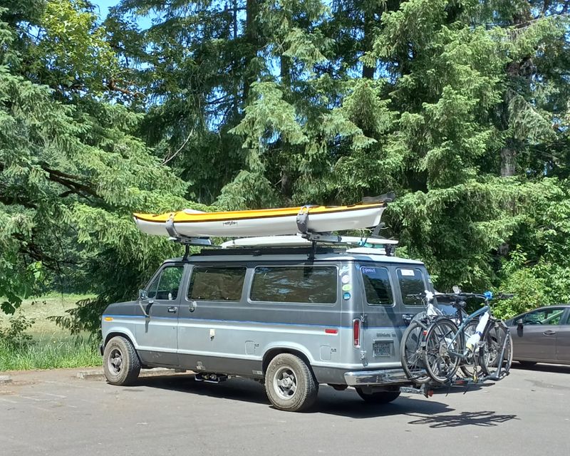 Picture 2/4 of a 1991 Ford E150 Camper Van with popup for sale in Bend, Oregon