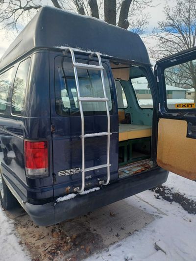 Photo of a Camper Van for sale: 2005 Ford E-350 Super Duty – High Roof Camper Project – 103k